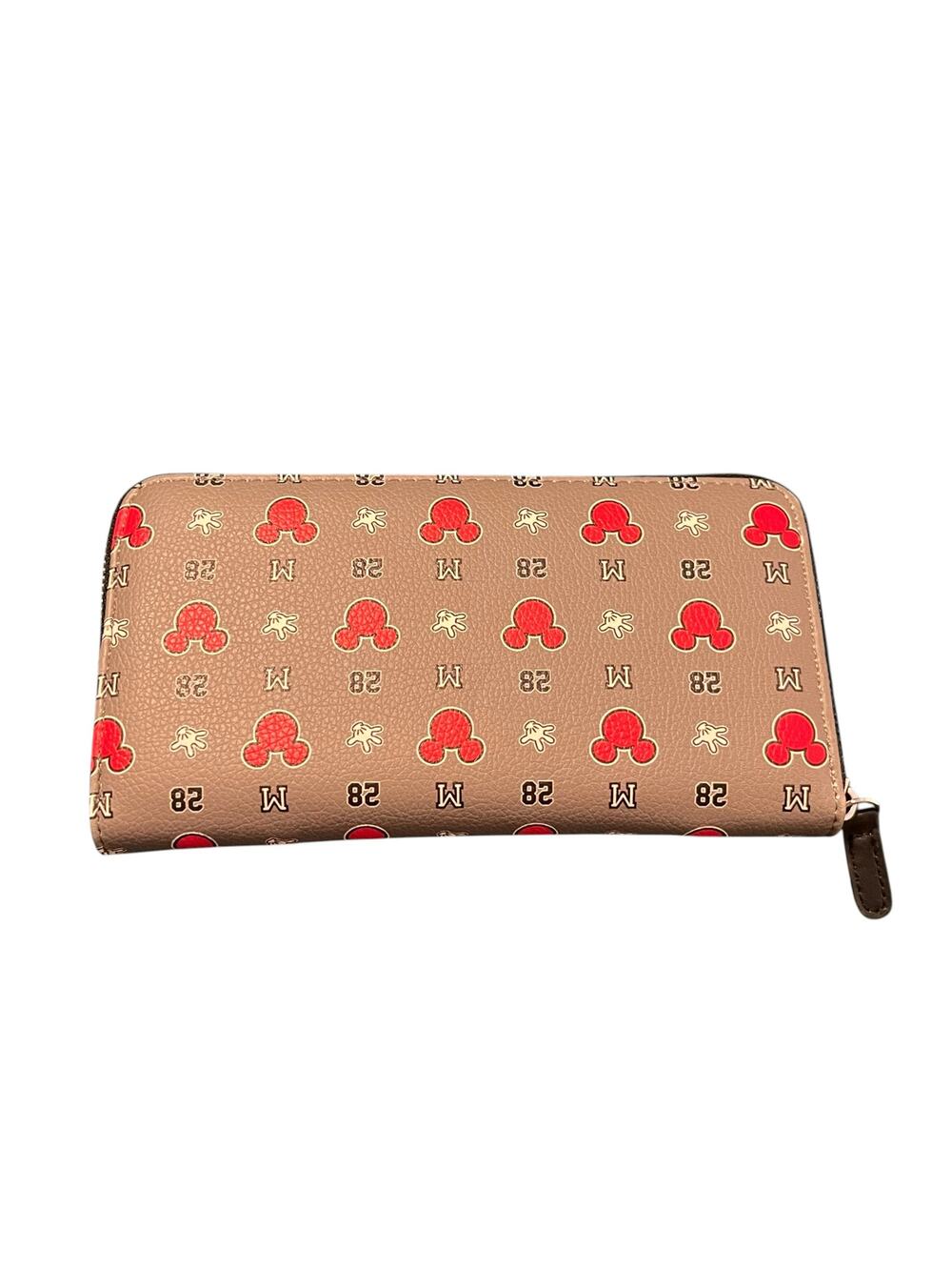 Disney Mickey Head 28 Zip Around Wallet